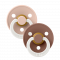 BIBS Fopspeen Colour Blush GLOW / Woodchuck GLOW Size 2 (2-pack)