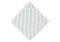 Jollein Badcape 75x75cm Stripe Terry Sea Green GOTS