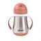 Beaba RVS Drinkbeker Met Rietje 250ml - Terracotta