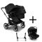Bugaboo Donkey 5 Duo Kinderwagen 3 In 1 Graphite Midnight Black 