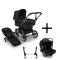 Bugaboo Donkey 5 Mono Kinderwagen 3 In 1 Graphite Midnight Black