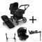 Bugaboo Donkey 5 Mono Kinderwagen 3 In 1 Graphite Midnight Black + Isofix Base
