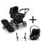 Bugaboo Donkey 5 Mono Kinderwagen 3 In 1 Graphite Midnight Black Met Cybex Cloud T Groep 0 Autostoel