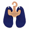 Slipstop Shoes Navy XS Maat 21/23