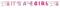 O'that Letterguirlande XL Clouds Pink