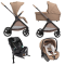 Chicco 3 In 1 Kinderwagen Bellagio 2 Met Adapters Met 2 Autostoelen Caramel