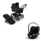 Bugaboo Stroller 3 in 1 Fox 5 Renew Complete Black | Heritage Black + Cybex Car Seat Group 0 Cloud T I Size Sepia Black