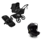 Bugaboo Stroller 3 in 1 Fox 5 Renew Complete Black | Heritage Black + Bugaboo Car Seat Group 0 Turtle Air by Nuna Black