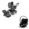 Bugaboo Stroller 3 in 1 Fox 5 Renew Complete Graphite | Moon Grey + Cybex Car Seat Group 0 Cloud T I Size Sepia Black