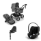 Bugaboo Stroller 3 in 1 Fox 5 Renew Complete Graphite | Moon Grey + Cybex Car Seat Group 0 Cloud T I Size Sepia Black + Rotatable Base T Black