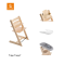 Stokke® High Chair Tripp Trapp® Natural + Newborn Set™ + Baby Set™ Natural + Tray™