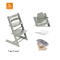 Stokke® High Chair Tripp Trapp® Glacier Green + Newborn Set™ + Baby Set™ Glacier Green + Tray™