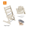 Stokke® Child Chair Tripp Trapp® Vanilla White + Newborn Set™ + Baby Set™ Vanilla White + Tray™