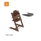 Stokke® High Chair Tripp Trapp® Warm Brown + Baby Set + FREE Tray Black