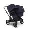 Bugaboo Donkey 6 Double Kinderwagen Black | Deep Indigo