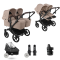 Bugaboo Donkey 6 Tweeling Essential Bundle Black | Desert Taupe Melange