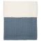 Koeka Cradle Blanket Cotton Fleece Waffle Amsterdam Bluestone 100x75