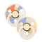 BIBS Studio Pacifier Colour Morning Bloom Size 2 Ivory (2-pack)
