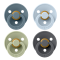 BIBS Pacifier Colour Petrol / Sage / Baby Blue / Iron Size 1 (4-pack)