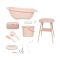 Bébé-Jou 7-Piece Sense Bath Set Pale Pink