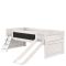 Lifetime Original Cabin Bed Climb & Slide with Deluxe Slatted Base Whitewash