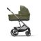 Cybex 2 in 1 Balios S Lux Stroller Moss Green | Khaki