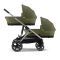 Cybex Twin Stroller Gazelle S Moss Green | Khaki