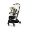 Cybex Buggy ORFEO Black Frame | Canvas White | Light Beige