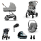 Cybex 3 in 1 Balios Set XL Lux Stone Grey | Mid Grey