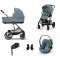 Cybex 3 In 1 Balios Set M Lux Stormy Blue | Light Blue