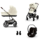 Cybex 3 in 1 Balios Set S Lux Seashell Beige | Light Beige