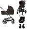 Cybex 3 in 1 Balios Lux Set S Chocolate Brown | Brown