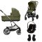 Cybex 3 in 1 Balios Lux Set S Moss Green | Khaki