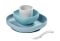 Beaba Silicone Meal Box 4 Pieces - Jungle - Ash Blue