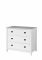 JAXX Amori Chest of Drawers 3 Drawers White