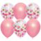 Ballonnen Mix Princess Pink 30 cm 6 Stuks 