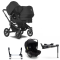 Bugaboo Donkey 5 Duo Stroller 3 In 1 Black Midnight Black + Isofix Base