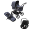 Bugaboo 3 in 1 Fox 5 Complete Stroller Graphite Stormy Blue