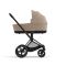 Cybex Priam Stroller 2 In 1 Matt Black Cozy Beige