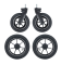 Easywalker Harvey₅/Jimmey - Air tyre Wheel Set