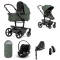 Joolz Stroller 3 In 1 Day5 Forest Green + Isofix Base + Footmuff