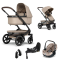 Joolz 3-in-1 Stroller Geo3 Sandy Taupe + Joolz Maxi-Cosi Group 0 Car Seat Pebble 360 Pro + Isofix Base