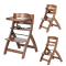 Born Lucky Wooden High Chair Walnut