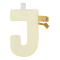 Little Dutch Letter J Yellow