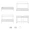Lifetime 4 In 1 Bed Combined With Canopy Structure + Slatted Base