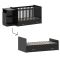 Born Lucky Grow-with-Me Cot With Drawer Sydney Black 70 x 140 cm