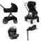 Nuna Stroller 3 in 1 DEMI™ next Caviar + Car Seat PIPA™ next + Nuna Base CURV