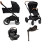 Nuna 3 in 1 MIXX™ Next Caviar Stroller + PIPA™ Next Car Seat + Nuna Base CURV