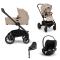 Nuna 3 in 1 MIXX™ Next Biscotti Stroller + Cloud T I-Size Car Seat + Cybex Rotatable Base T