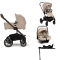 Nuna 3 in 1 MIXX™ Next Biscotti Stroller + PIPA™ Next Car Seat + Nuna 360° Base